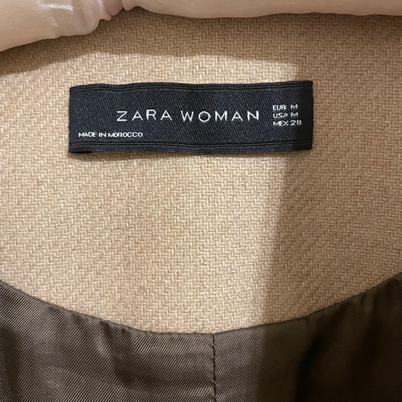 Zara Oversized Camel Coat - Picture 3 of 4